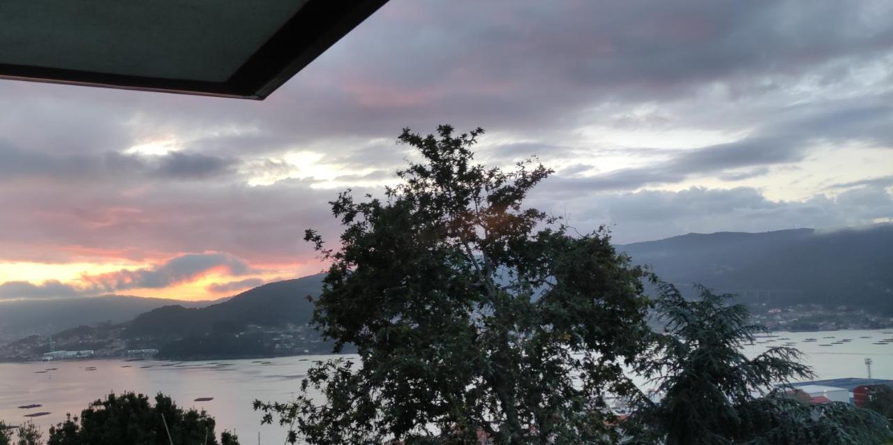 Casa En Chapela, Con Vistas A La Ria De Vigo Villa Bagian luar foto