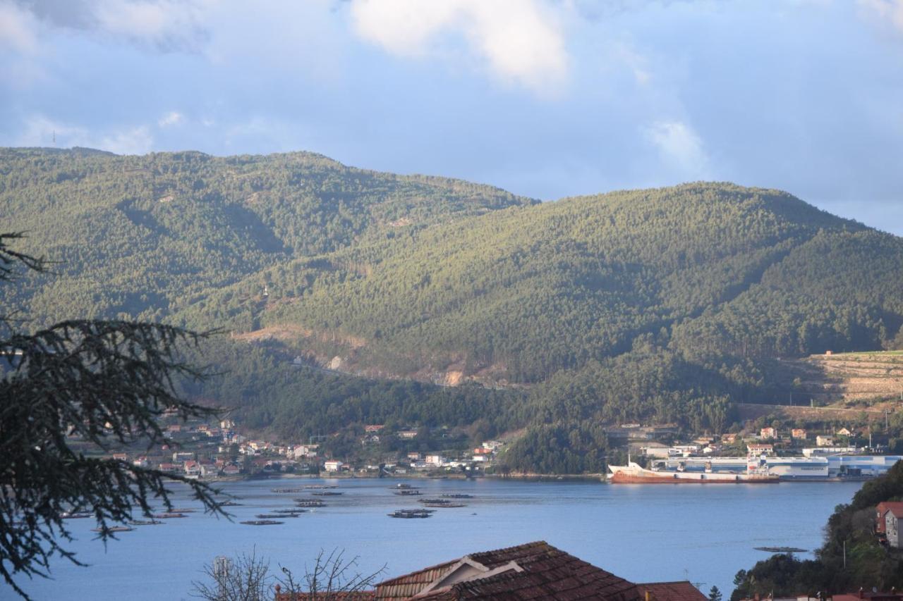 Casa En Chapela, Con Vistas A La Ria De Vigo Villa Bagian luar foto